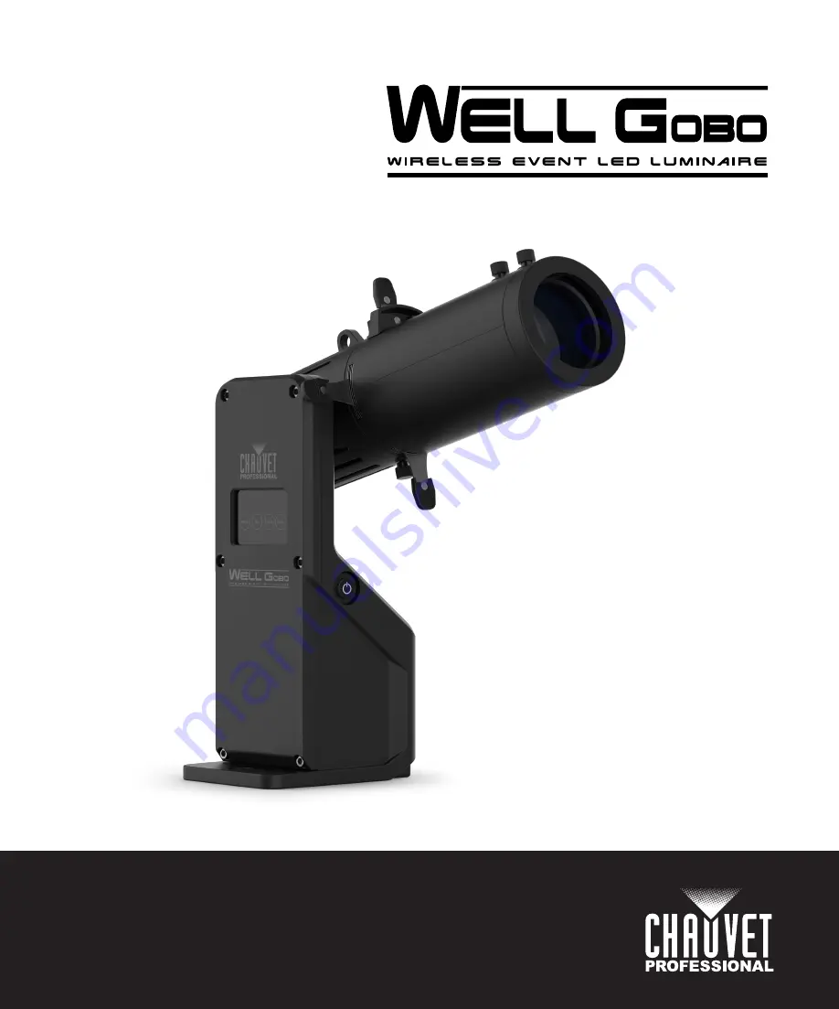 Chauvet WELL GOBO User Manual Download Page 1