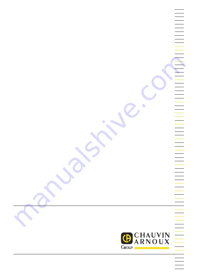 Chauvin Arnoux C.A 6422 Quick Start Manual Download Page 24