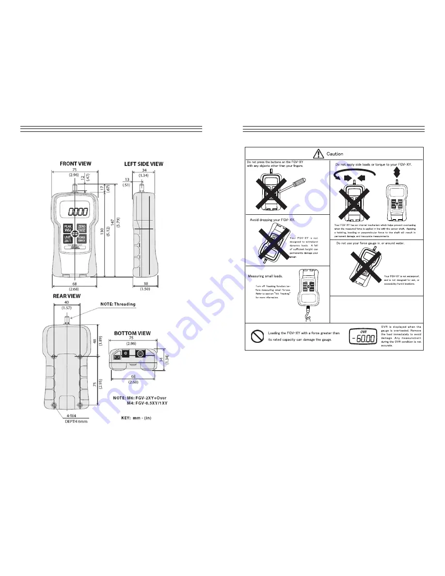 Check-line FGV-XY Operating Instructions Manual Download Page 3