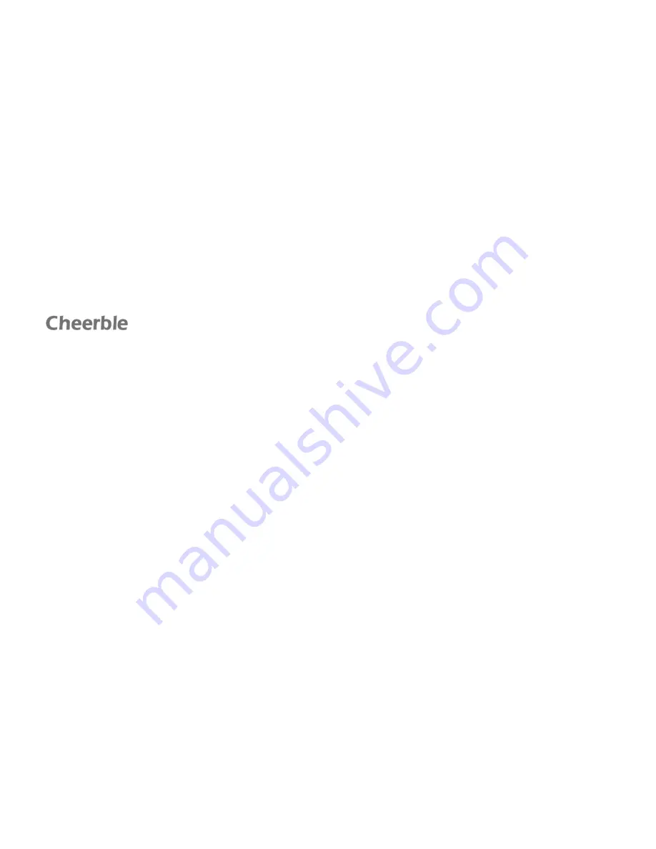 Cheerble Wickedbone Quick Start Manual Download Page 6