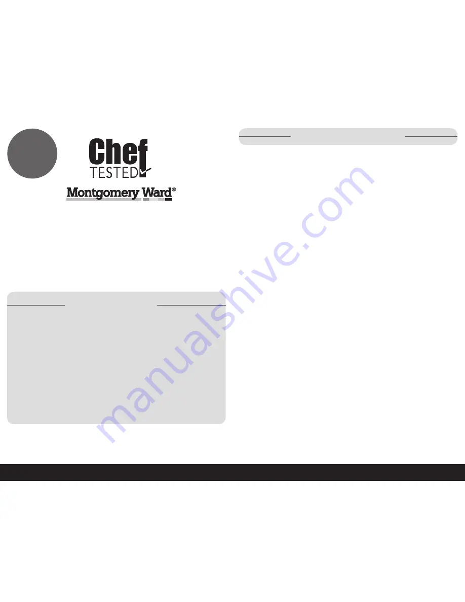 Chef Tested 729855 Instruction Manual Download Page 2