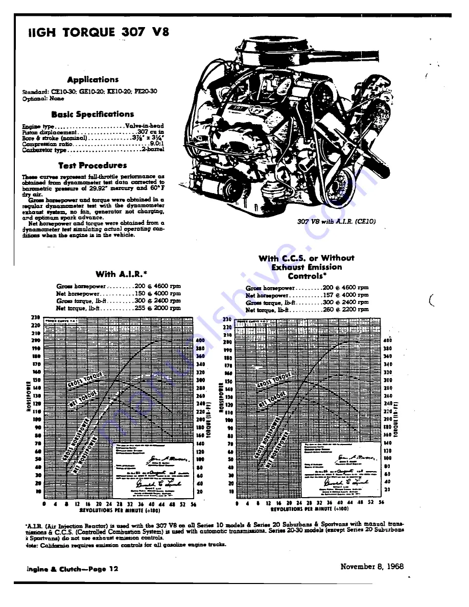 Chevrolet 1969 CE10703 Data Book Download Page 51