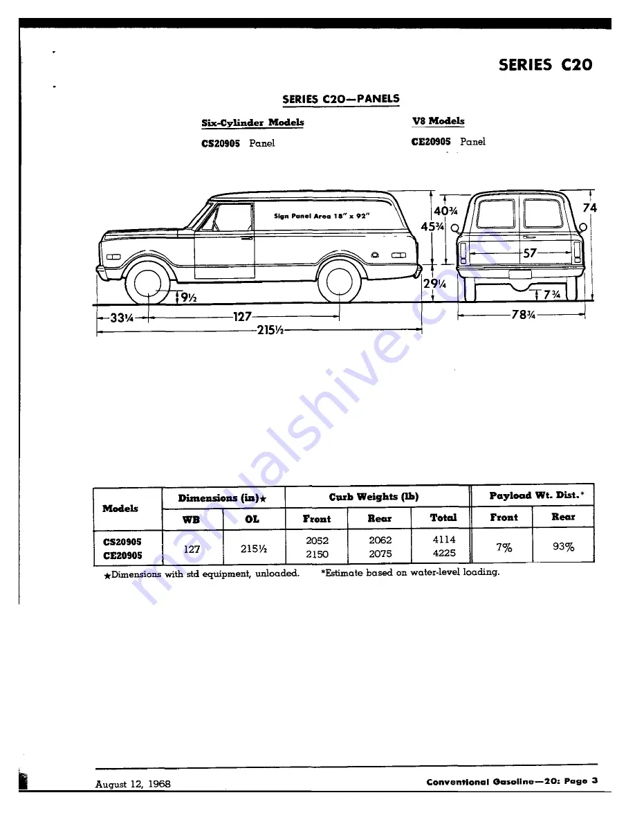 Chevrolet 1969 CE10703 Скачать руководство пользователя страница 104