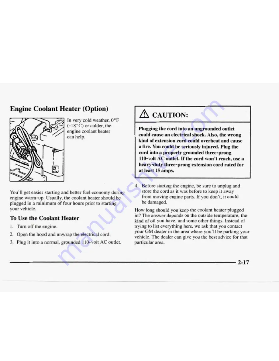 Chevrolet 1997 Blazer Owner'S Manual Download Page 74