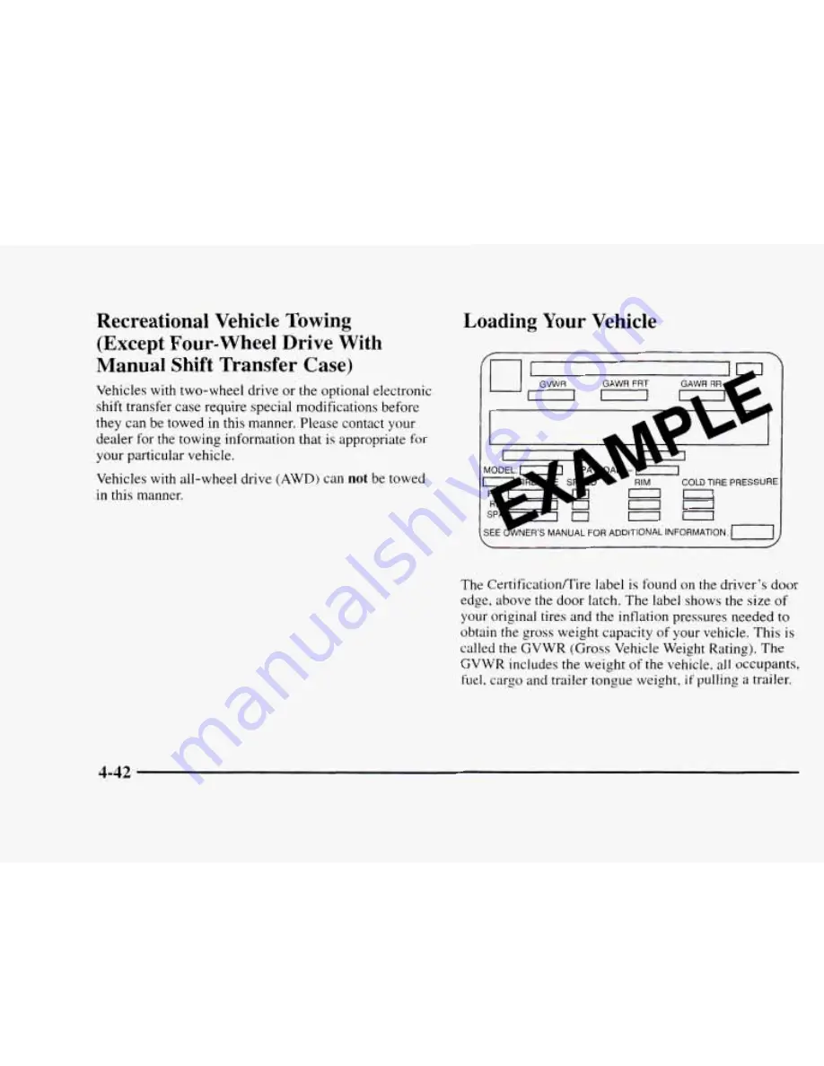 Chevrolet 1997 Blazer Owner'S Manual Download Page 203