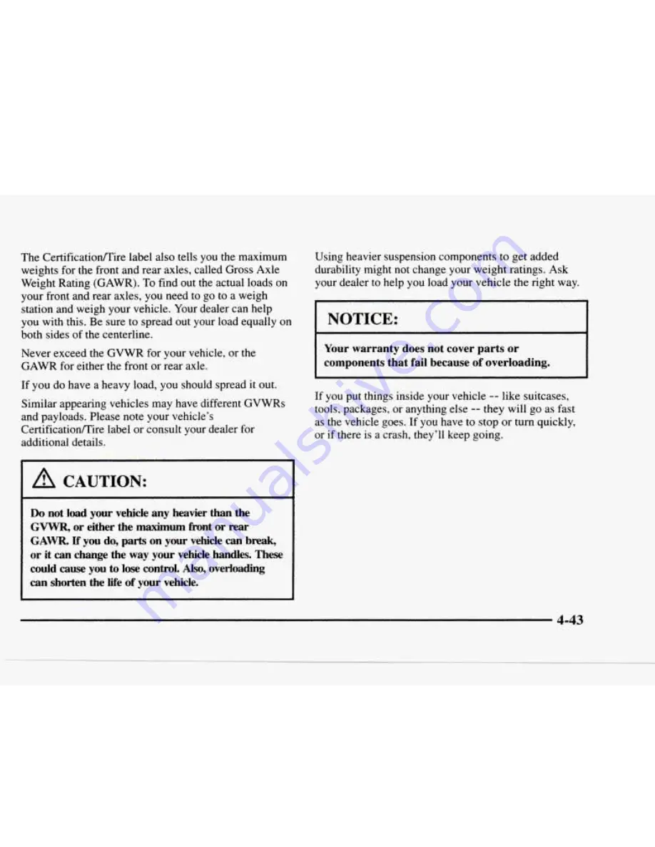 Chevrolet 1997 Blazer Owner'S Manual Download Page 204