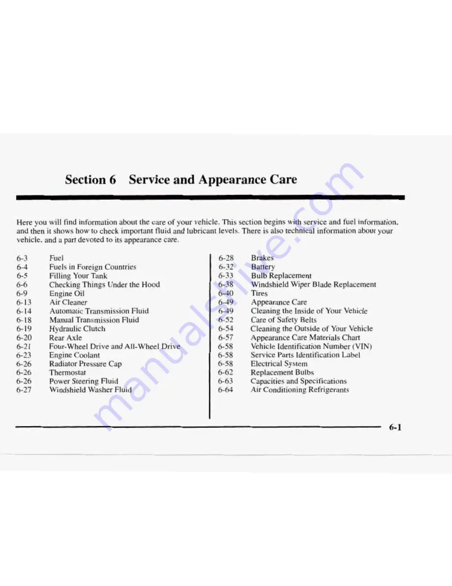 Chevrolet 1997 Blazer Owner'S Manual Download Page 256