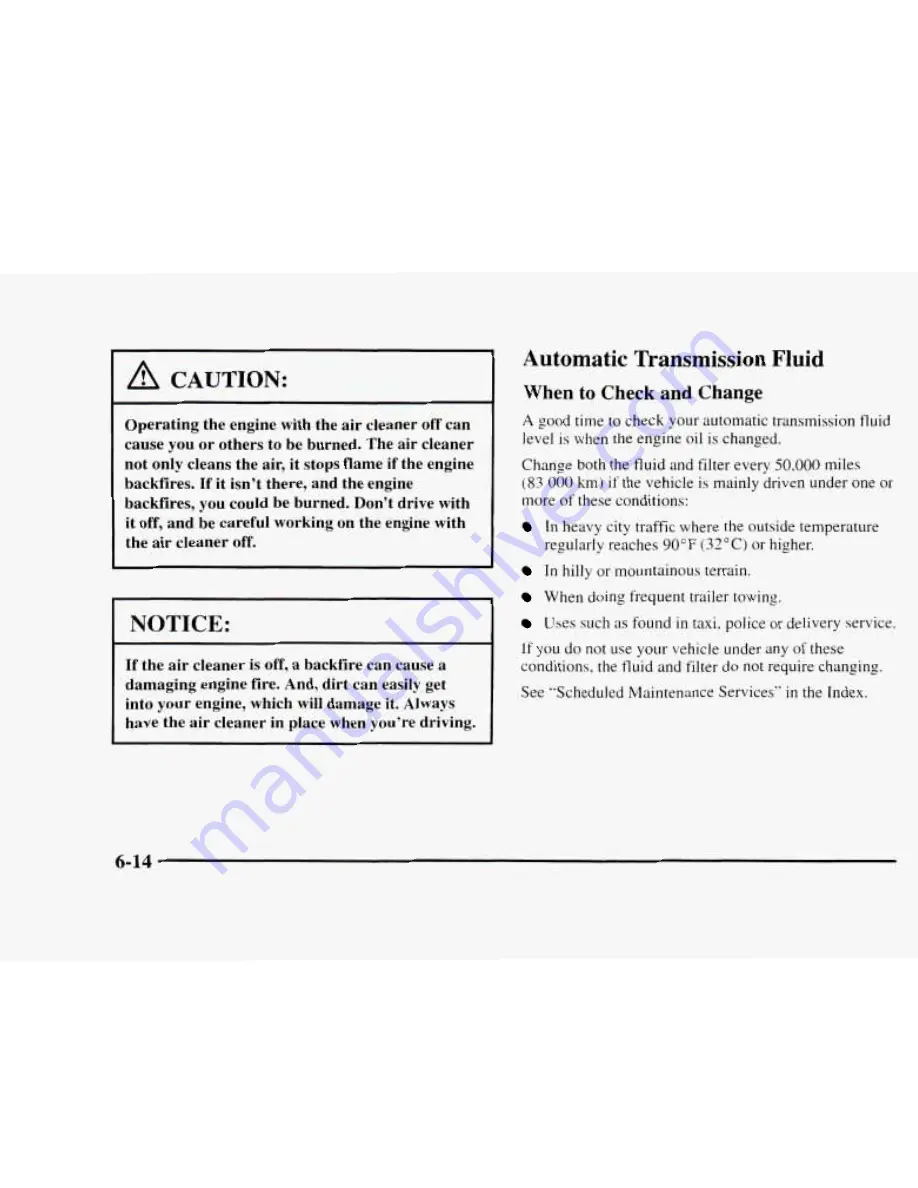 Chevrolet 1997 Blazer Owner'S Manual Download Page 269