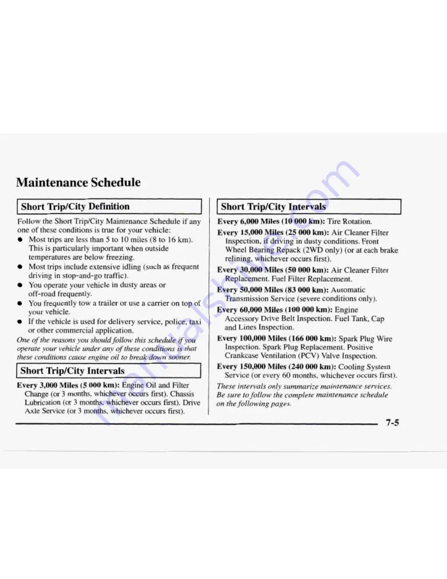 Chevrolet 1997 Blazer Owner'S Manual Download Page 324