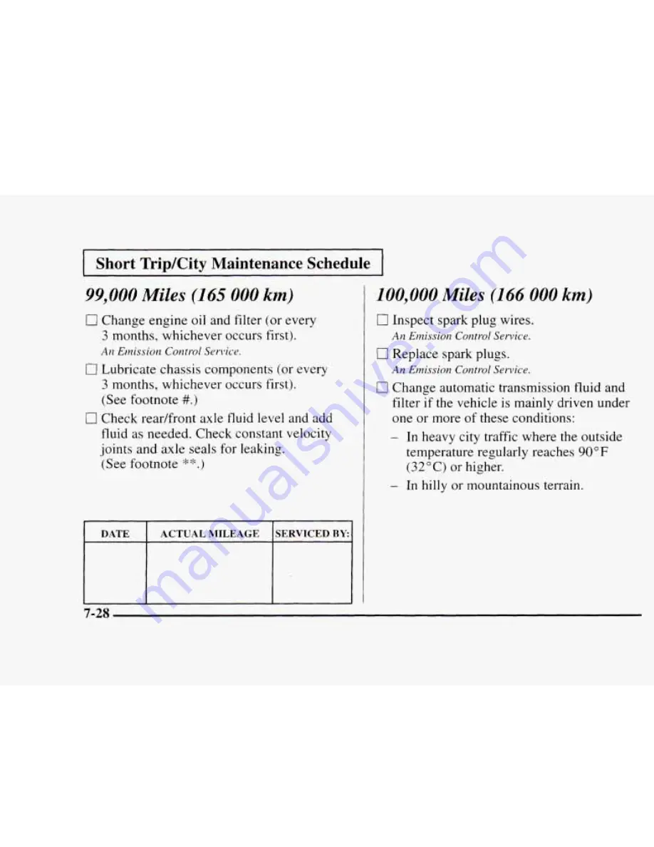 Chevrolet 1997 Blazer Owner'S Manual Download Page 347