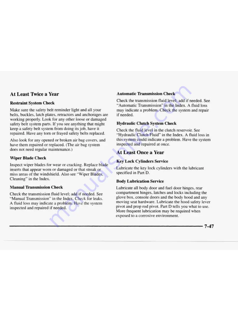 Chevrolet 1997 Blazer Owner'S Manual Download Page 366