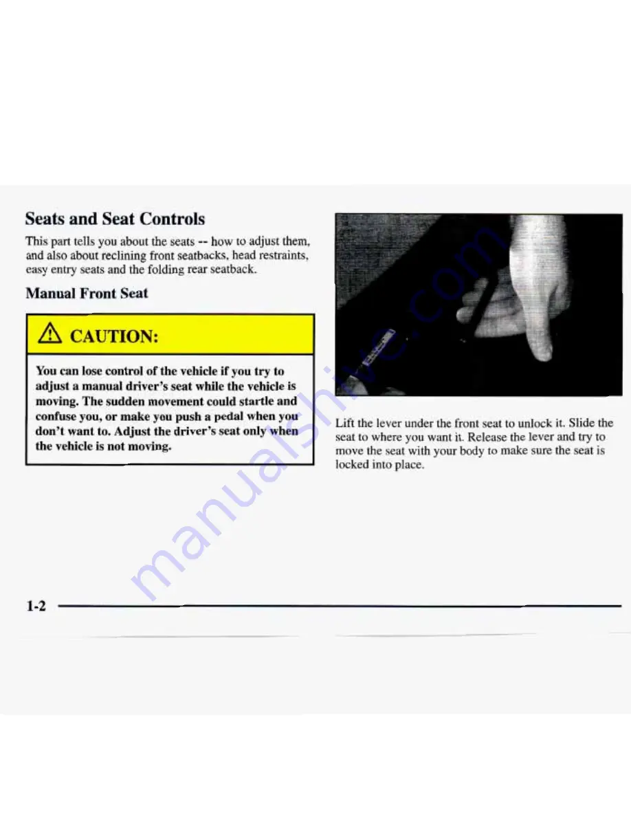 Chevrolet 1998 Tracker Owner'S Manual Download Page 9