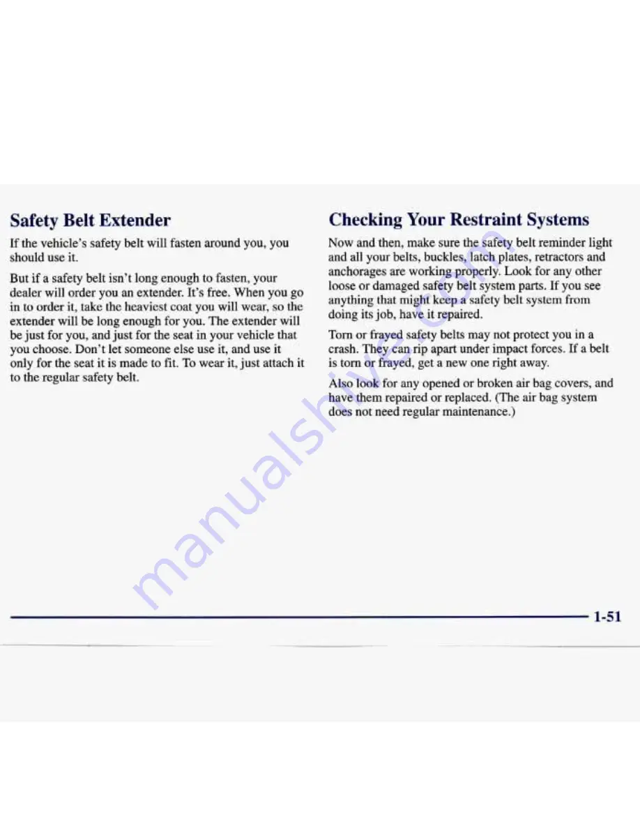 Chevrolet 1998 Tracker Owner'S Manual Download Page 58