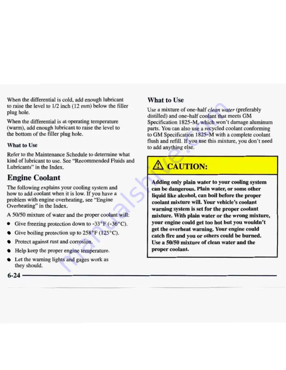 Chevrolet 1998 Tracker Owner'S Manual Download Page 261