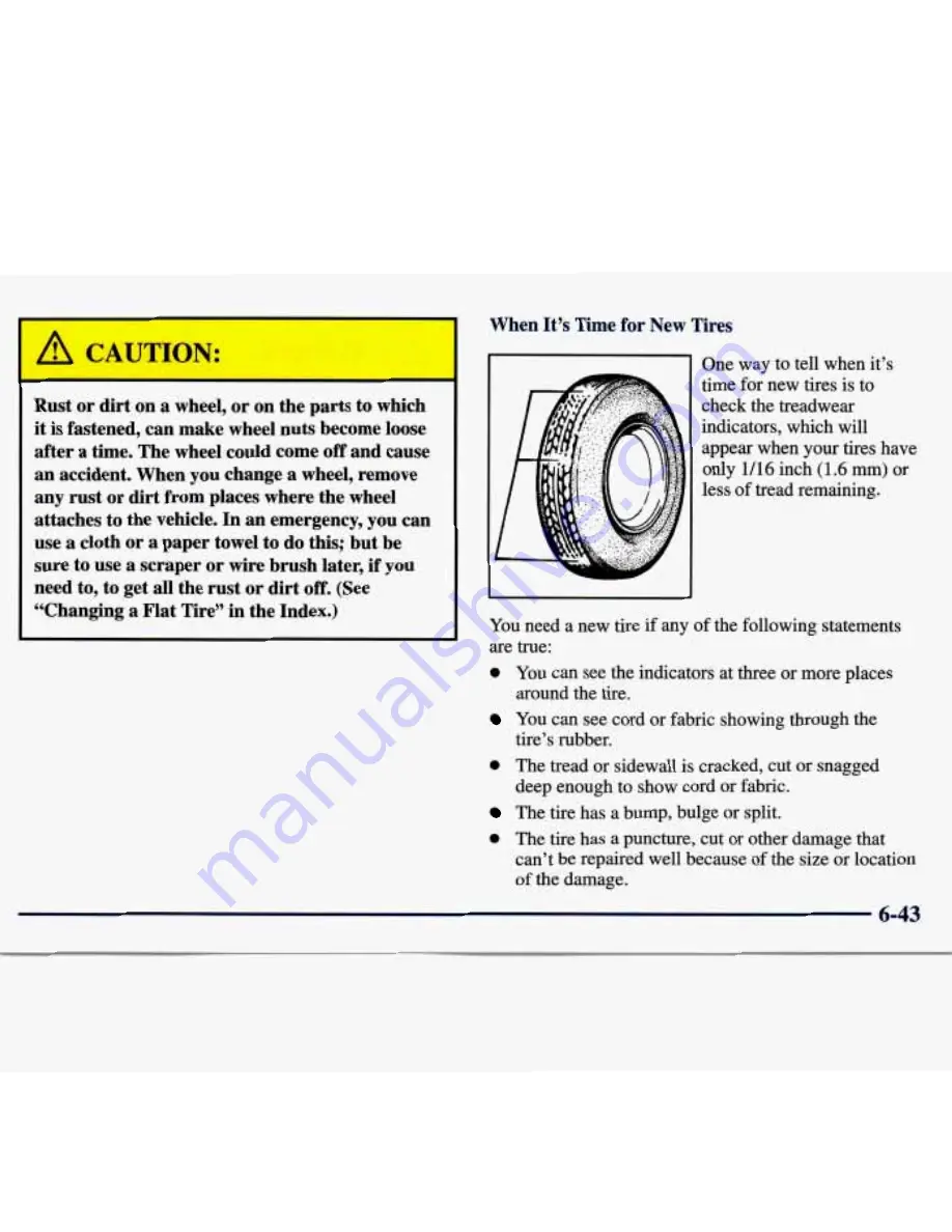 Chevrolet 1998 Tracker Owner'S Manual Download Page 280