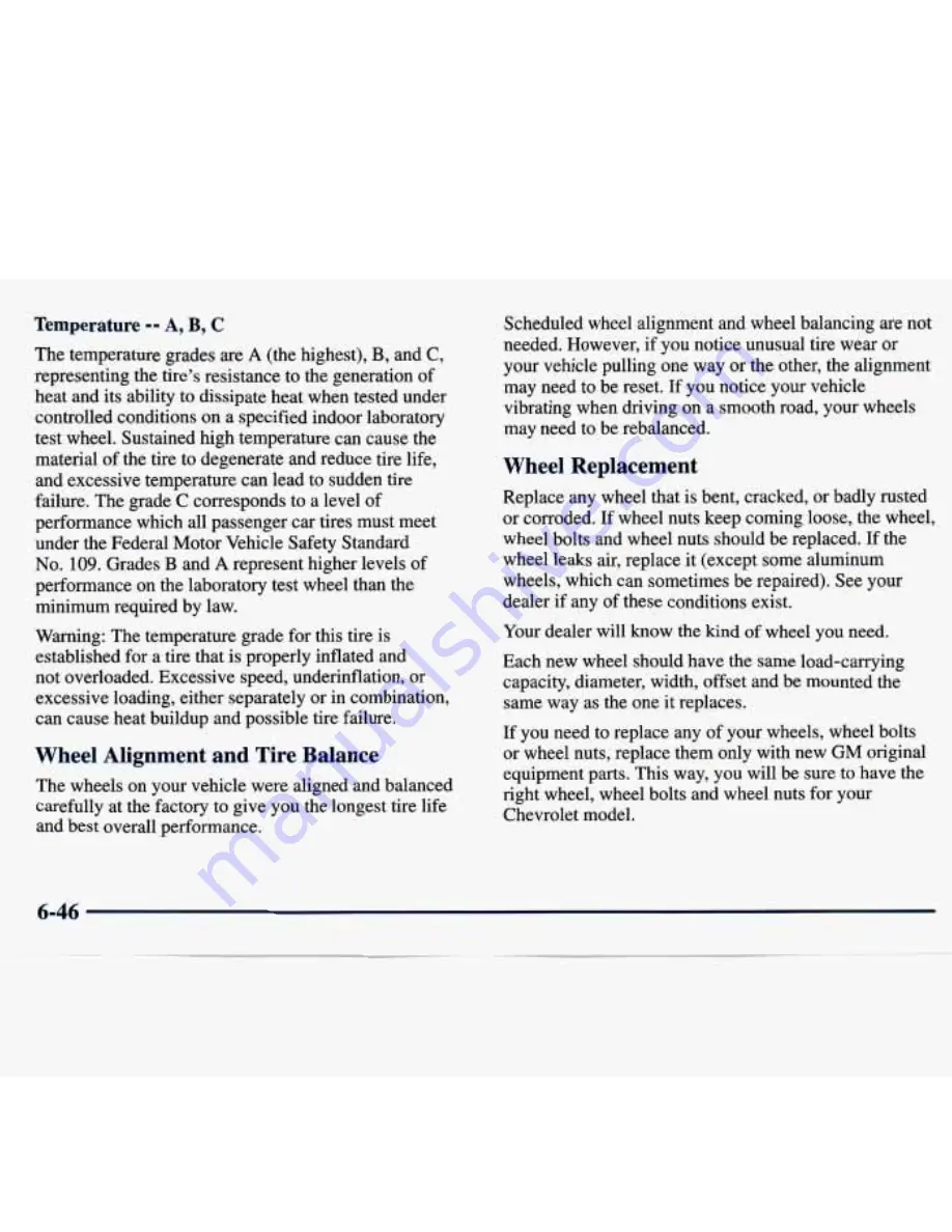 Chevrolet 1998 Tracker Owner'S Manual Download Page 283