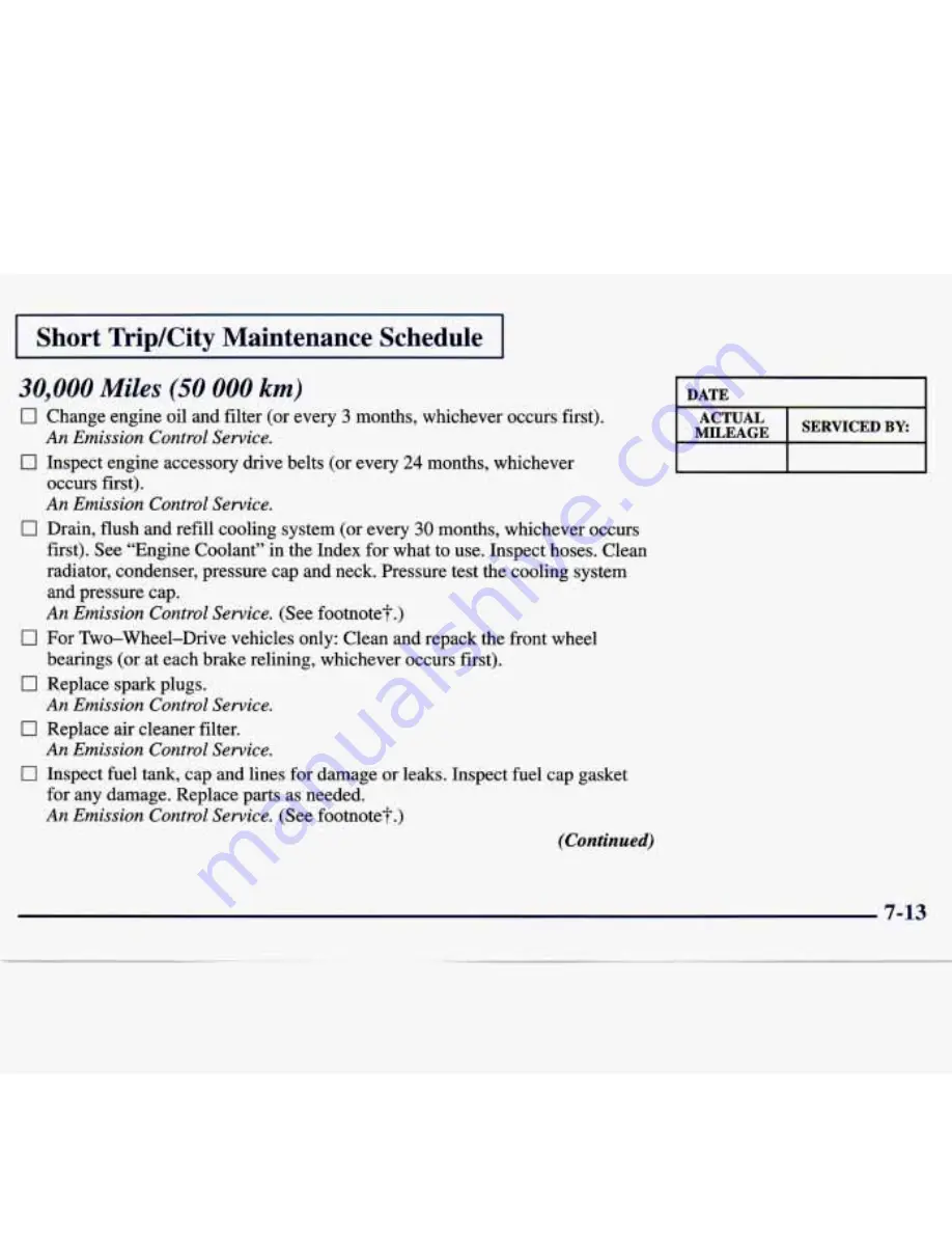 Chevrolet 1998 Tracker Owner'S Manual Download Page 316