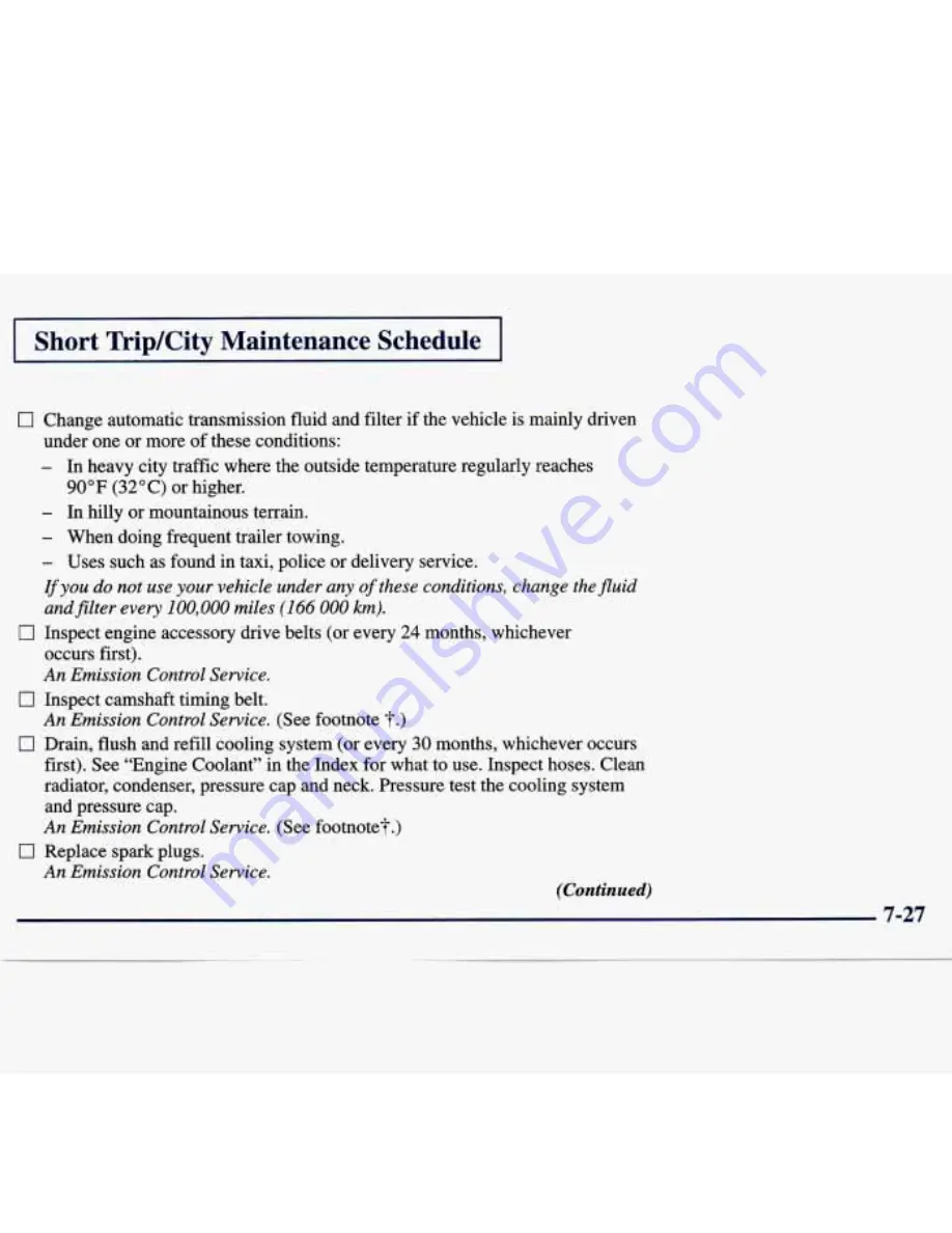 Chevrolet 1998 Tracker Owner'S Manual Download Page 330