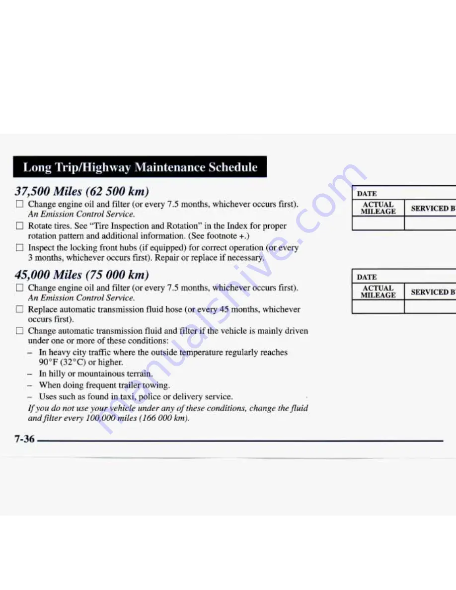 Chevrolet 1998 Tracker Owner'S Manual Download Page 339