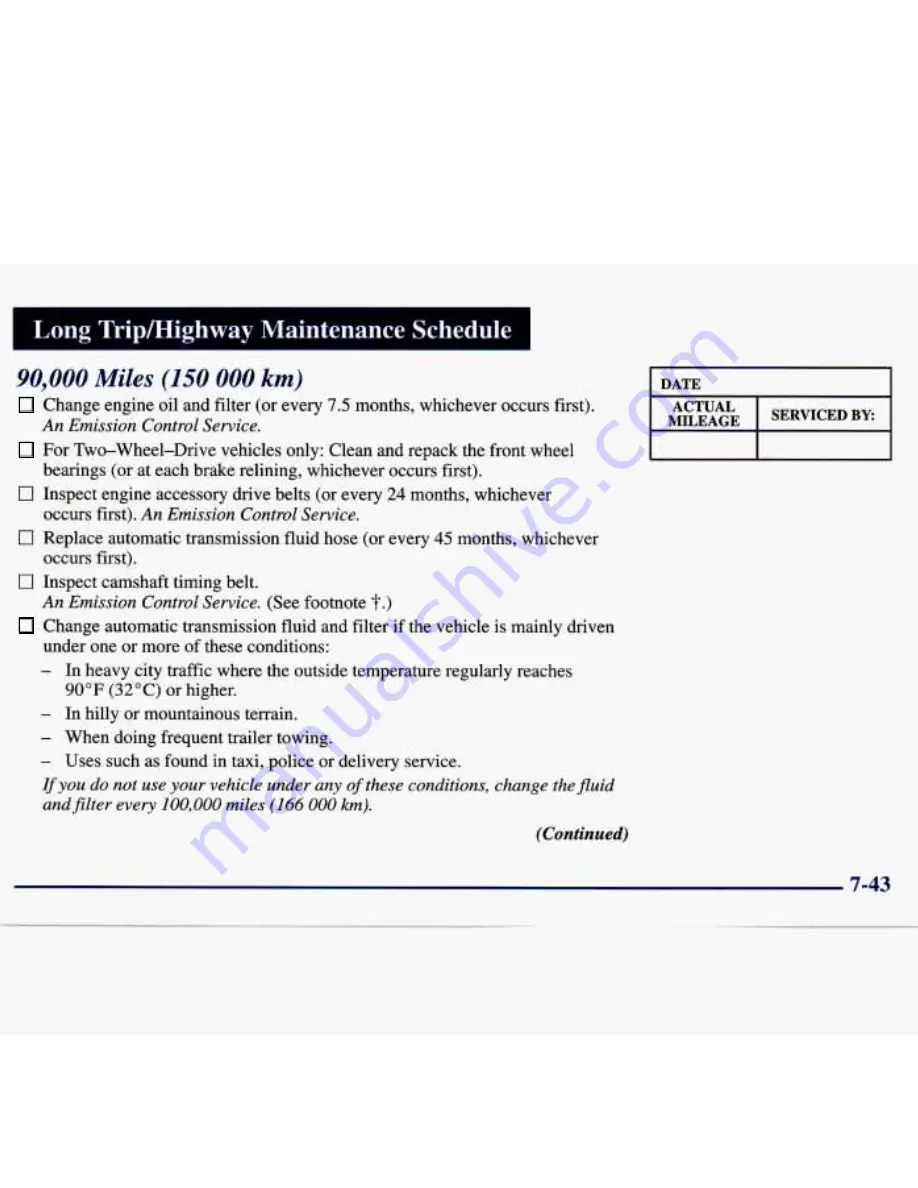 Chevrolet 1998 Tracker Owner'S Manual Download Page 346