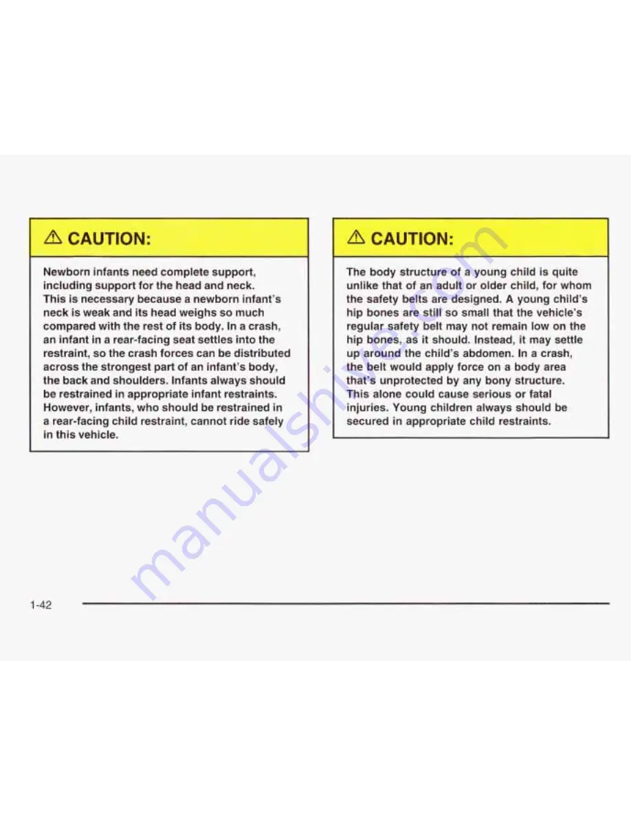 Chevrolet 2003 Astro Owner'S Manual Download Page 49