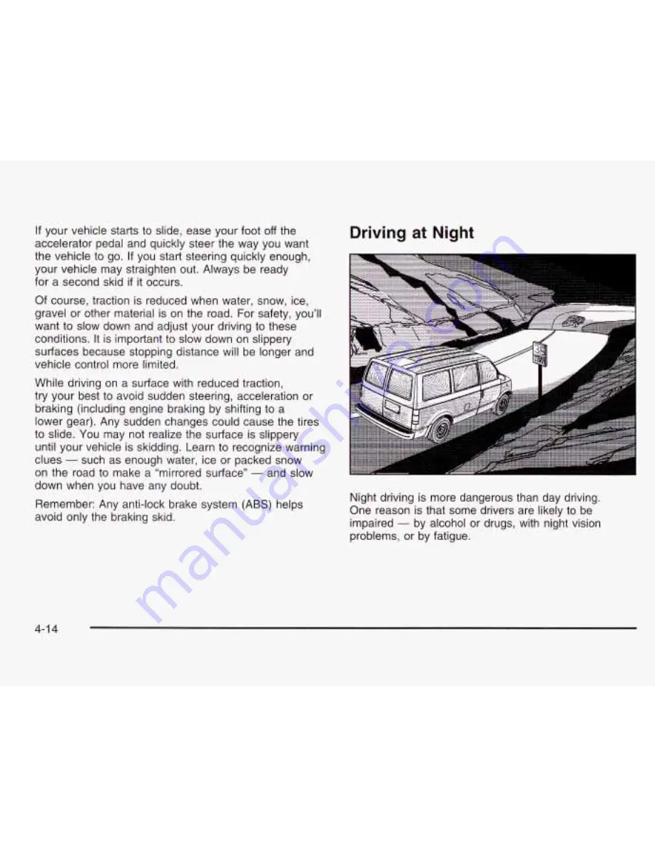 Chevrolet 2003 Astro Owner'S Manual Download Page 189