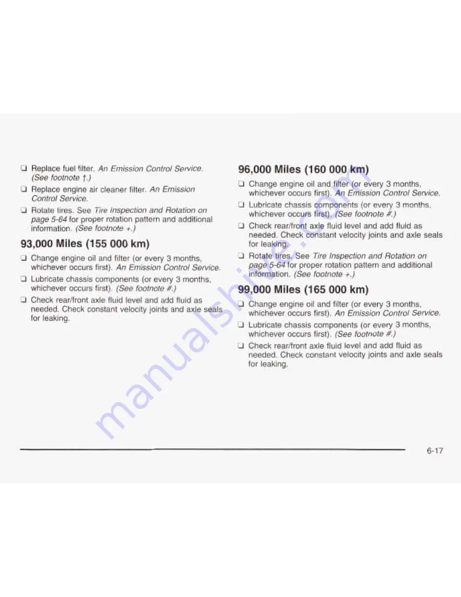 Chevrolet 2003 Astro Owner'S Manual Download Page 336