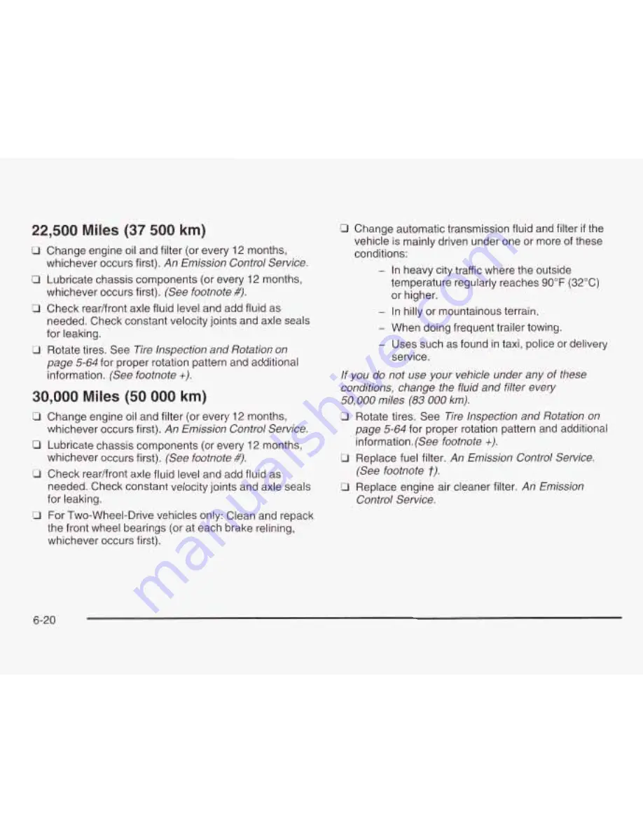 Chevrolet 2003 Astro Owner'S Manual Download Page 339