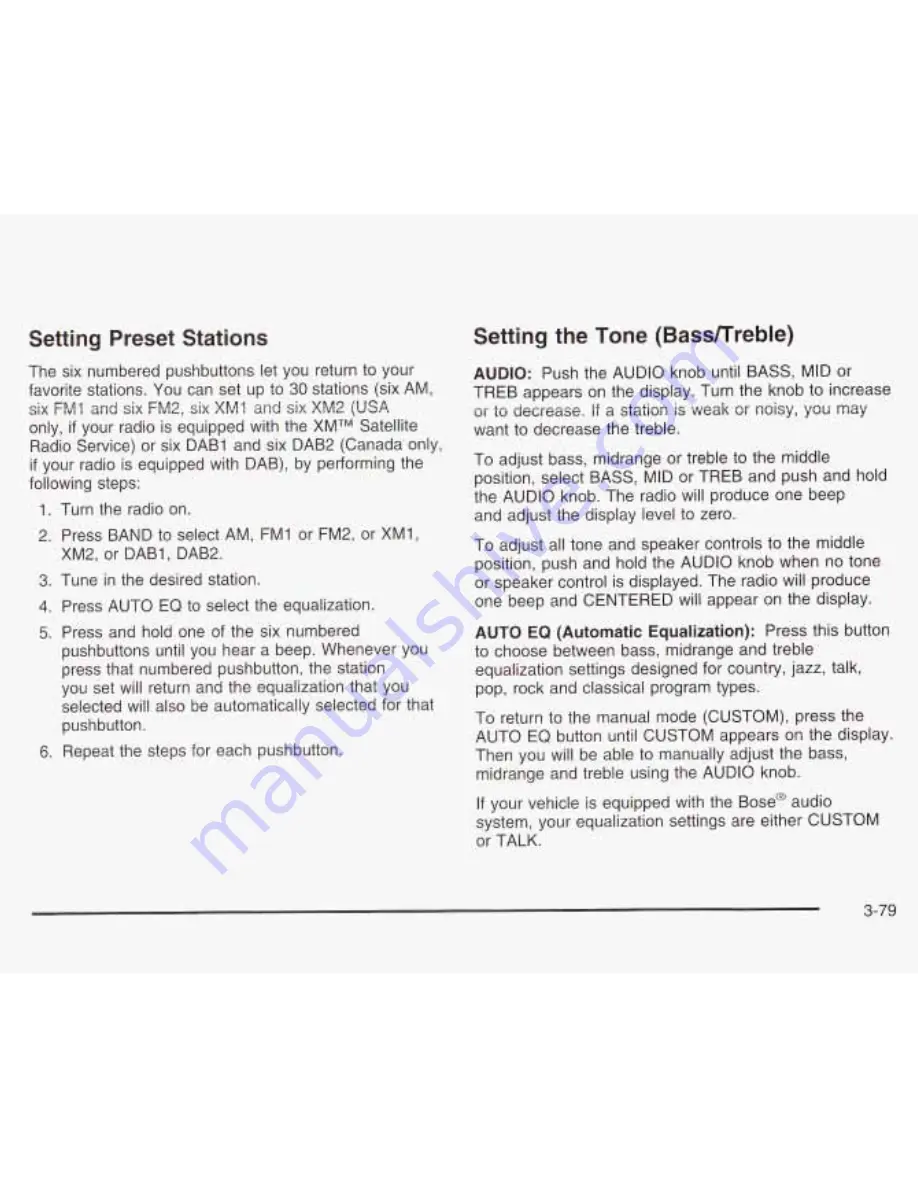 Chevrolet 2003 Avalanche Owner'S Manual Download Page 238