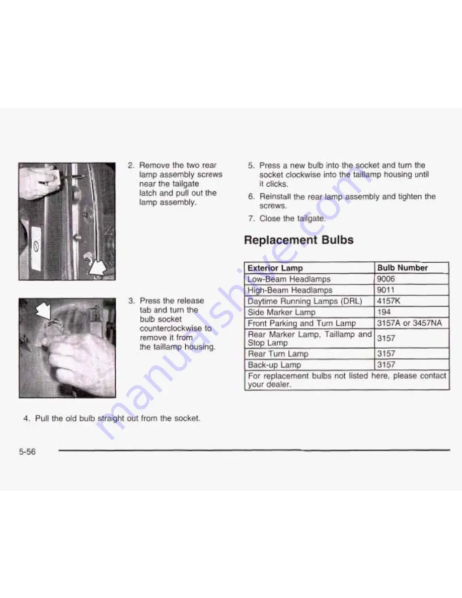 Chevrolet 2003 Avalanche Owner'S Manual Download Page 389