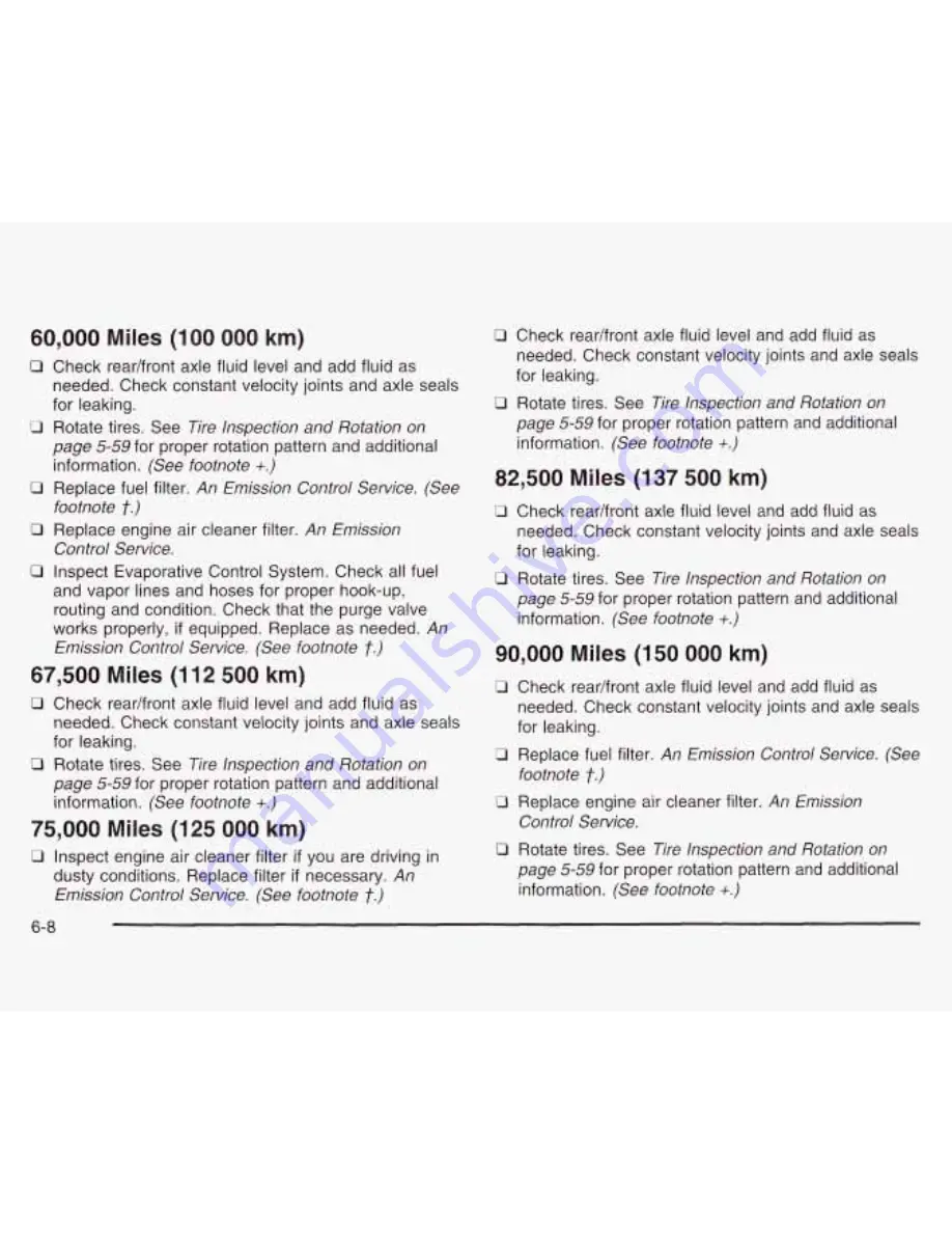 Chevrolet 2003 Avalanche Owner'S Manual Download Page 447