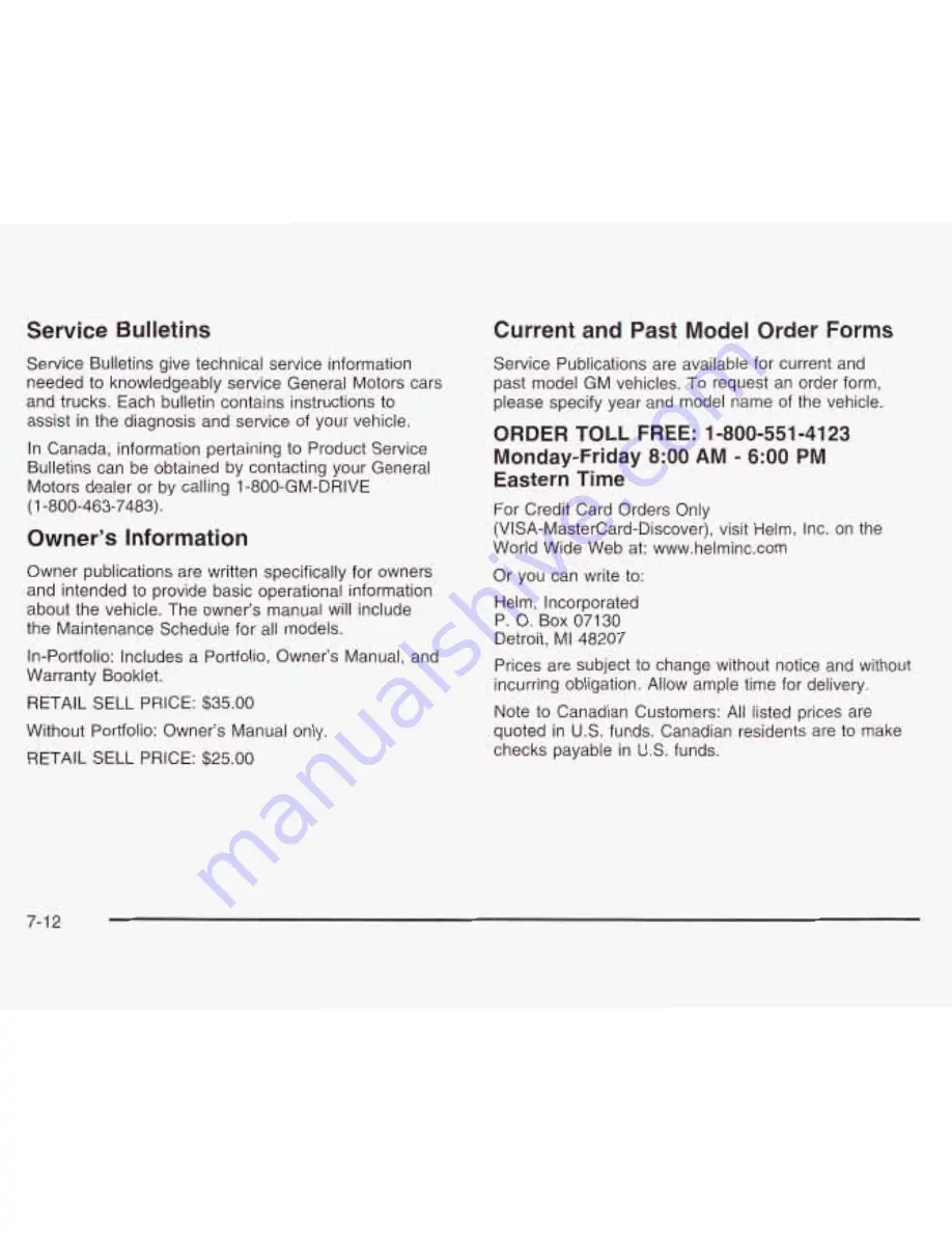 Chevrolet 2003 Avalanche Owner'S Manual Download Page 473