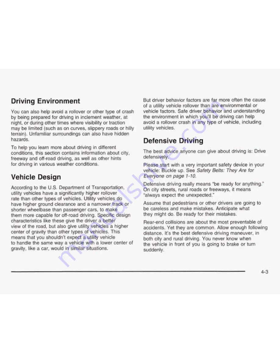 Chevrolet 2003 Blazer Owner'S Manual Download Page 204