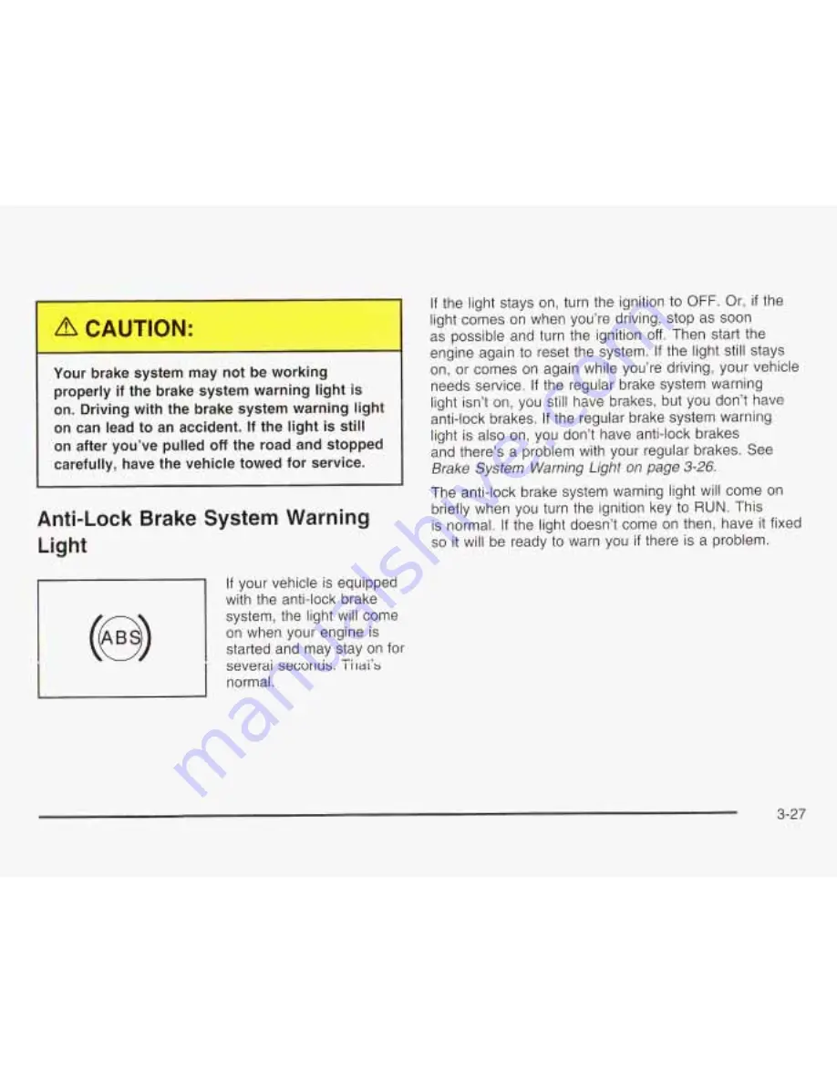 Chevrolet 2003 Cavalier Owner'S Manual Download Page 136