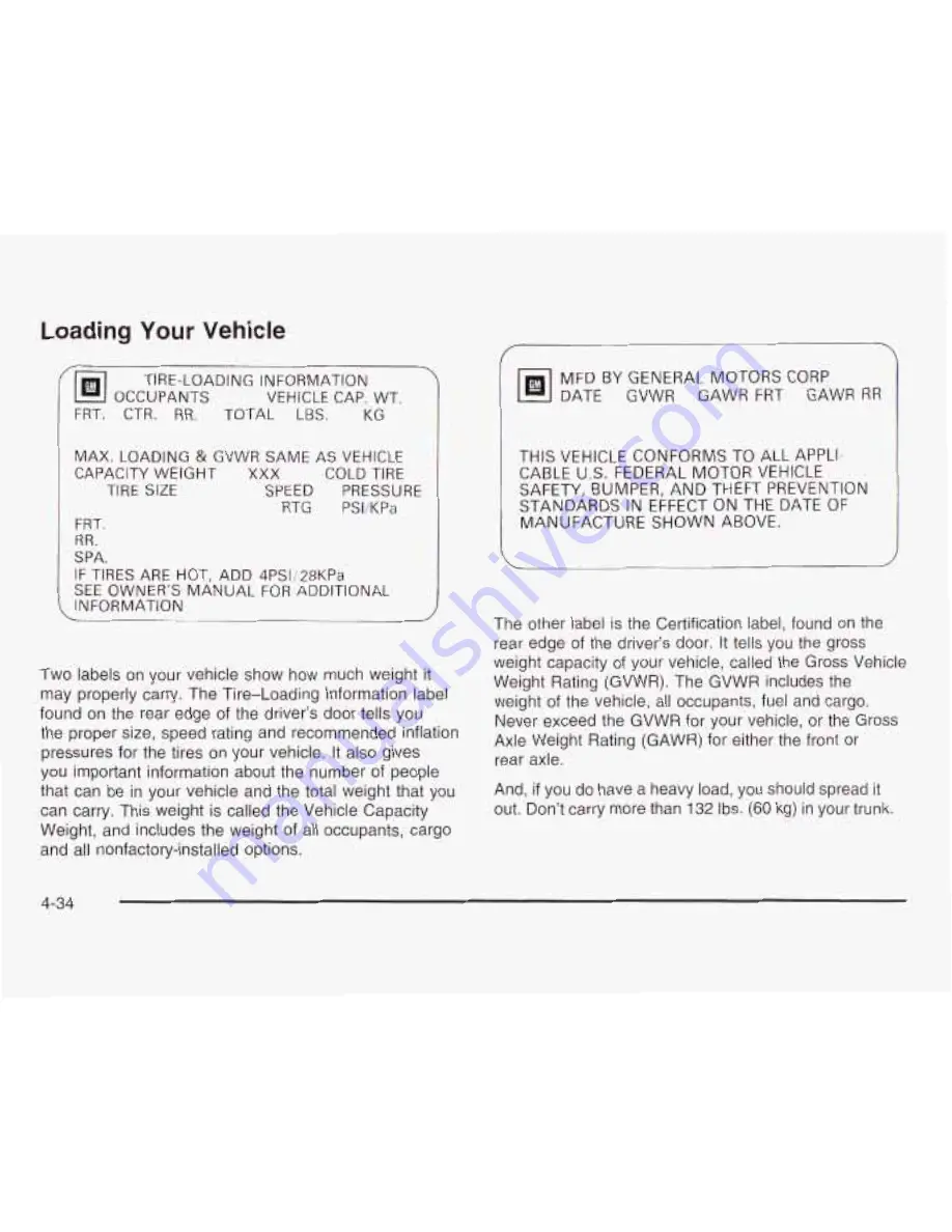 Chevrolet 2003 Cavalier Owner'S Manual Download Page 209