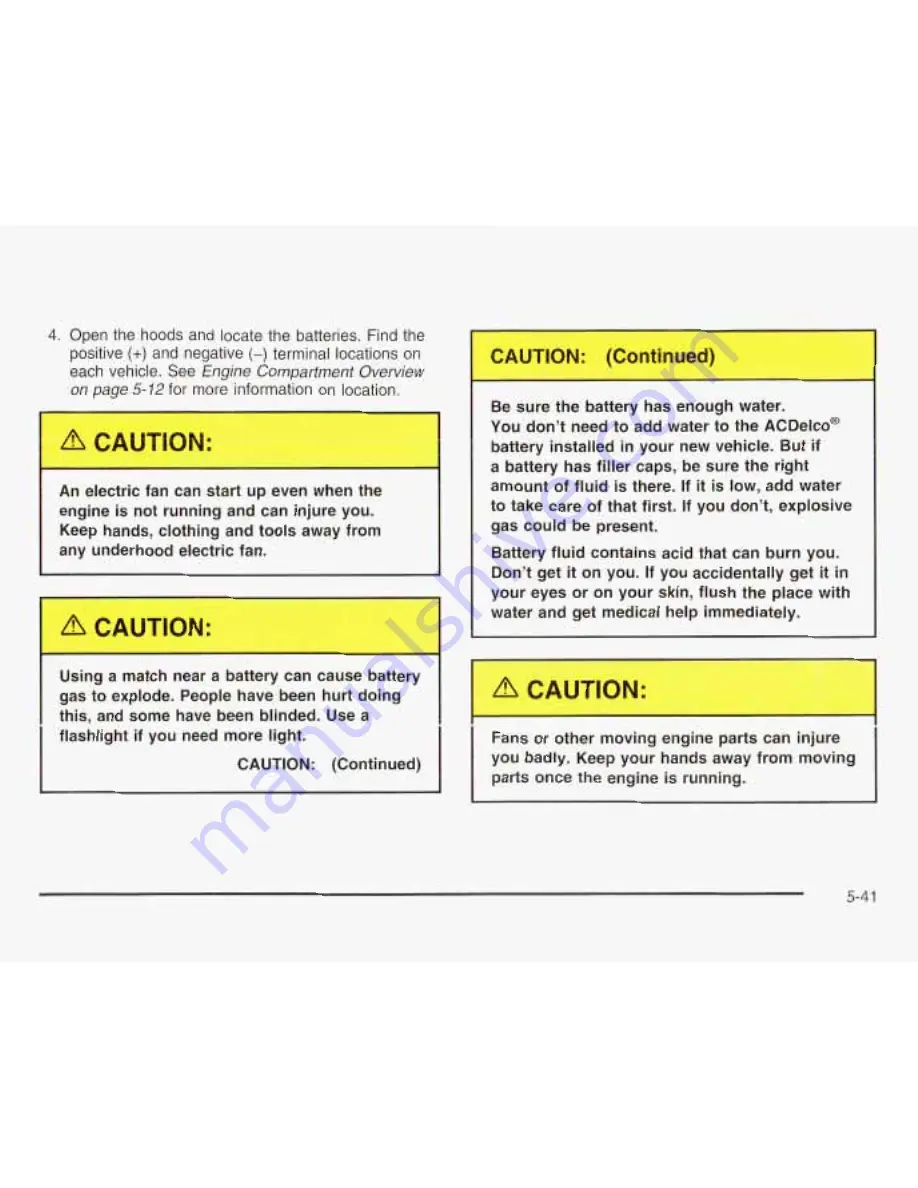 Chevrolet 2003 Cavalier Owner'S Manual Download Page 258