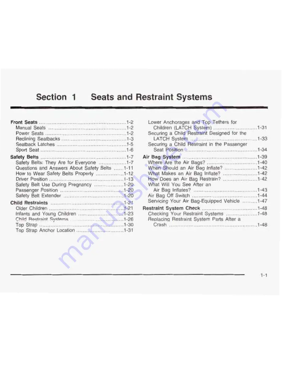 Chevrolet 2003 Corvette Owner'S Manual Download Page 8