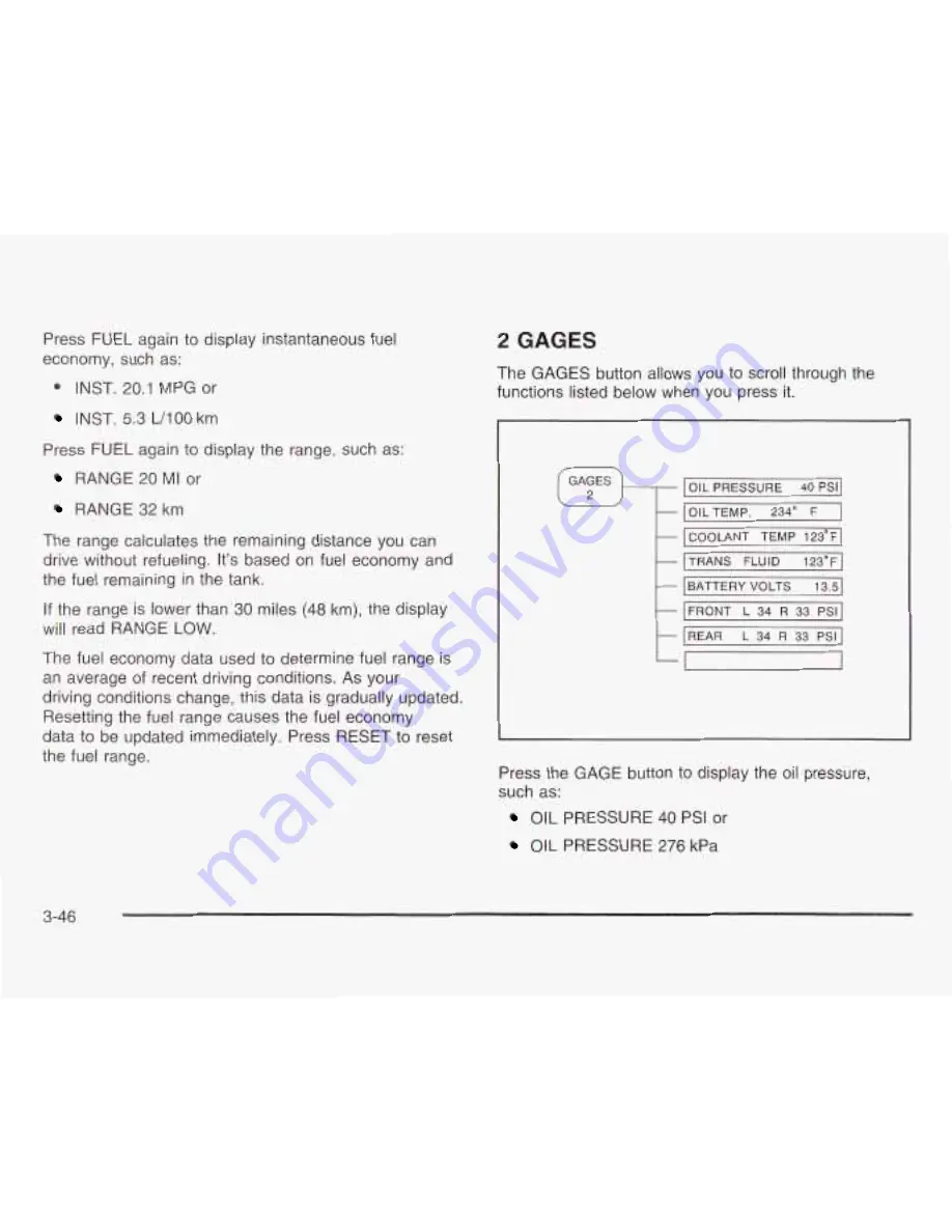 Chevrolet 2003 Corvette Owner'S Manual Download Page 159