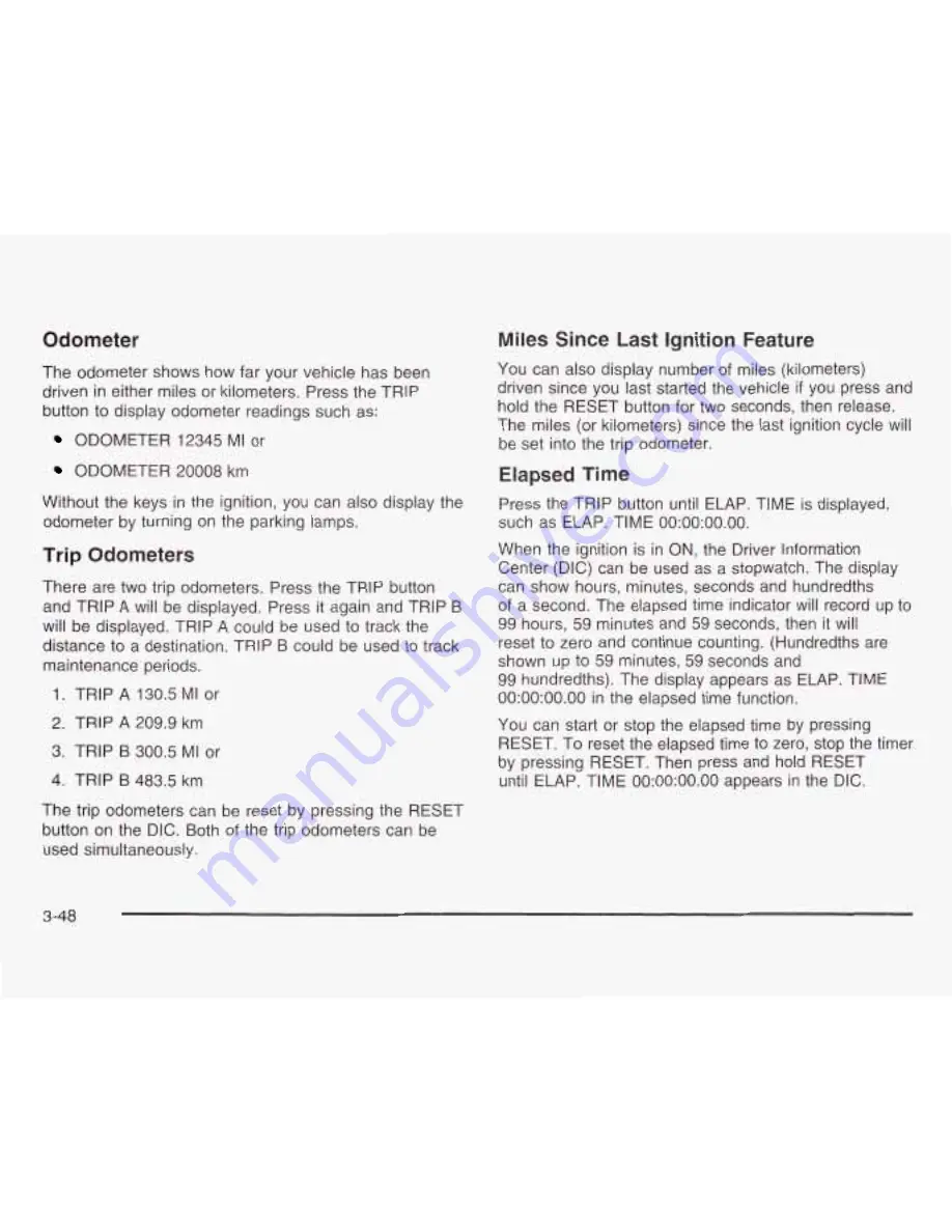 Chevrolet 2003 Corvette Owner'S Manual Download Page 161