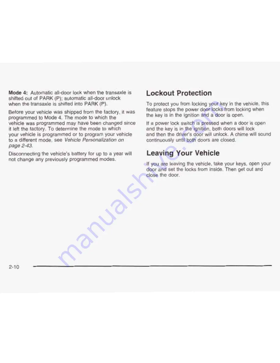 Chevrolet 2003 Monte Carlo Owner'S Manual Download Page 75