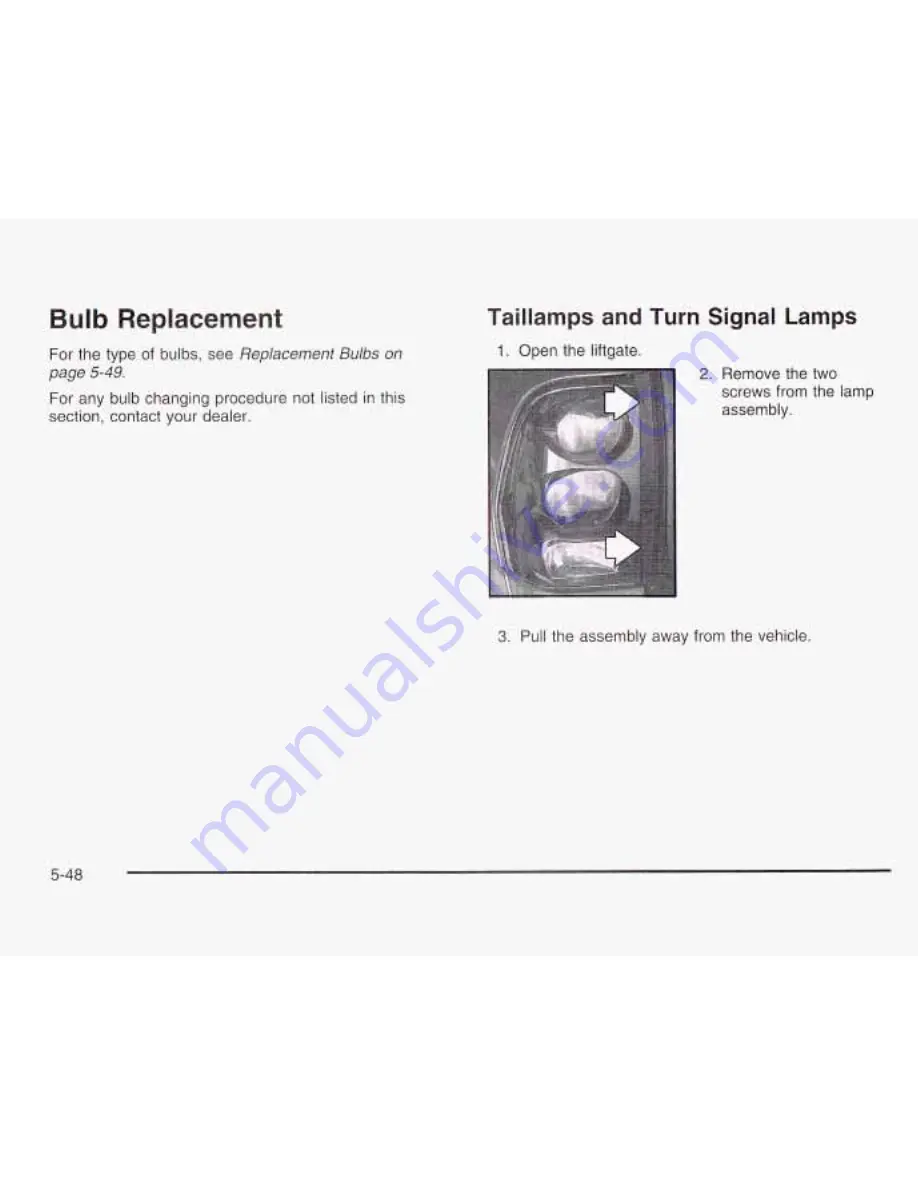 Chevrolet 2003 TraiIBIazer Owner'S Manual Download Page 325