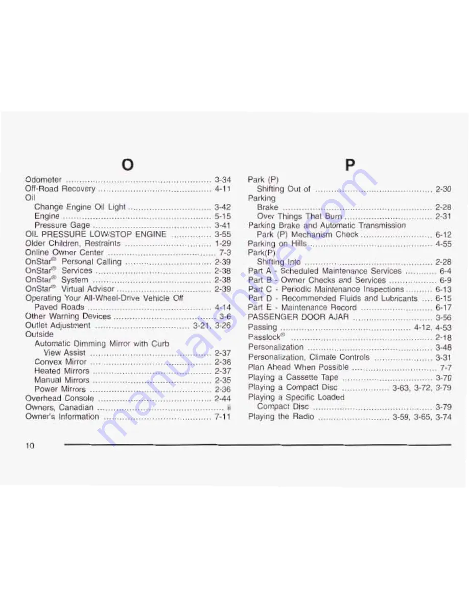 Chevrolet 2003 TraiIBIazer Owner'S Manual Download Page 417