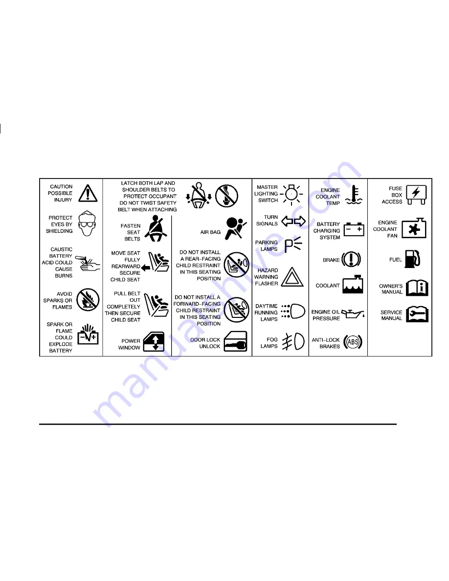 Chevrolet 2005 Colorado Owner'S Manual Download Page 5