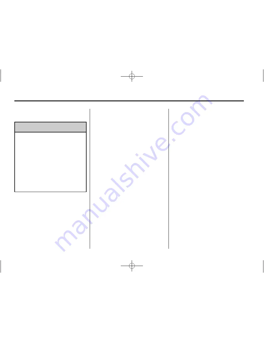 Chevrolet 2011 Camaro Owner'S Manual Download Page 238