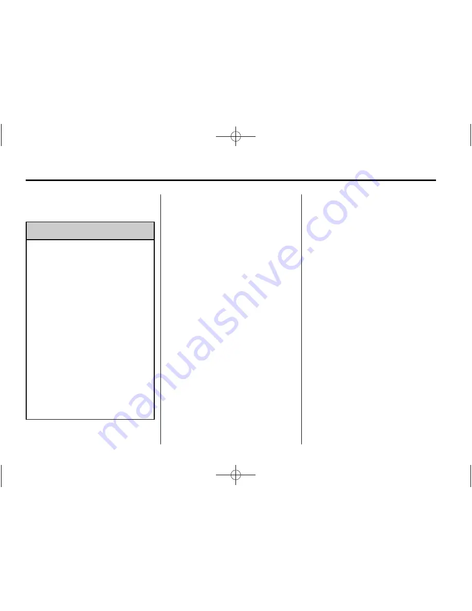 Chevrolet 2011 Camaro Owner'S Manual Download Page 334