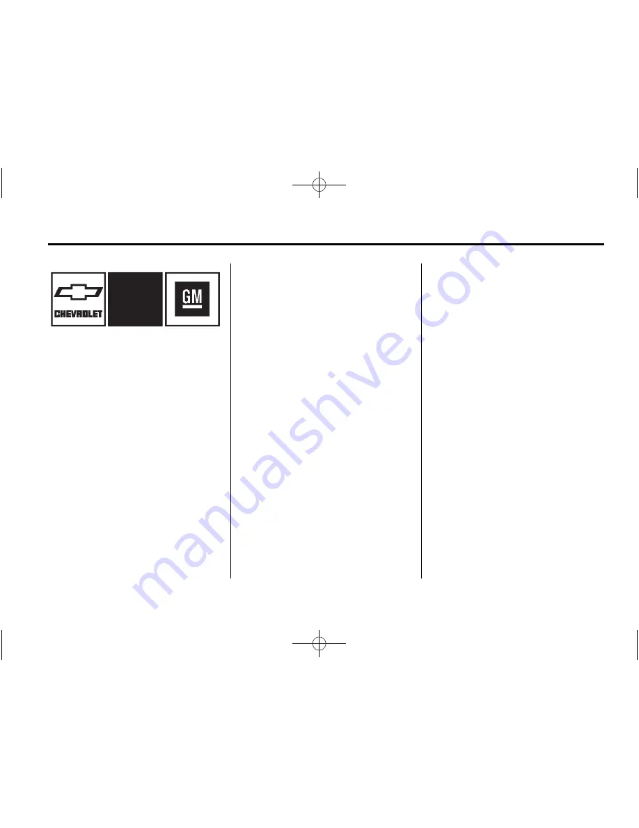 Chevrolet 2011 Caprice Police Patrol Vehicle Owner'S Manual Download Page 3