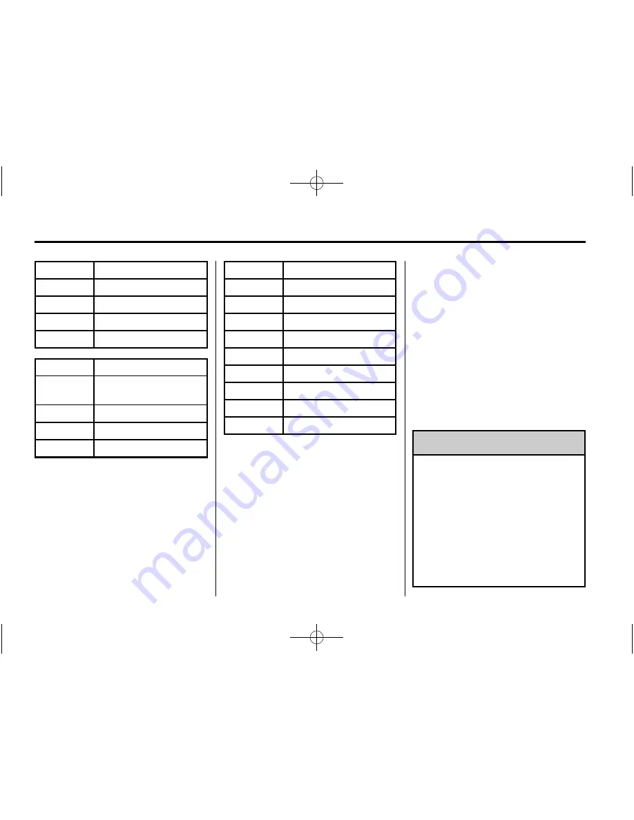 Chevrolet 2011 Malibu Owner'S Manual Download Page 288