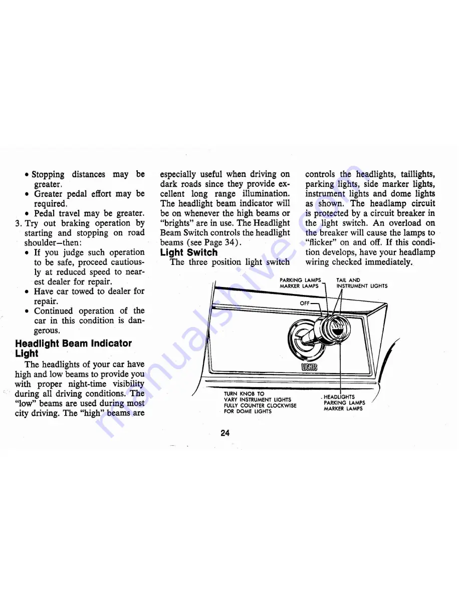 Chevrolet Monte Carlo 1971 Owner'S Manual Download Page 27