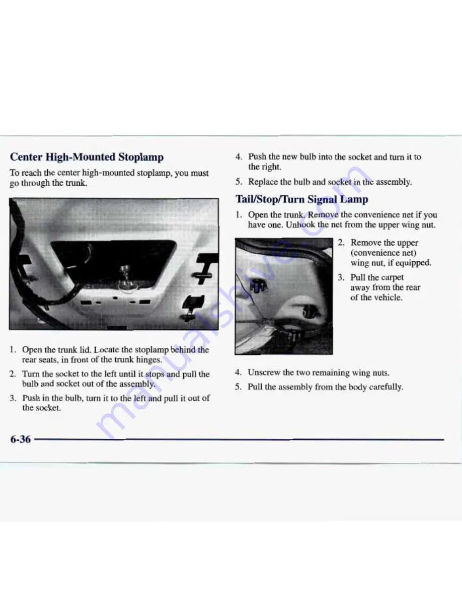 Chevrolet MONTE CARLO 1998 Manual Download Page 257