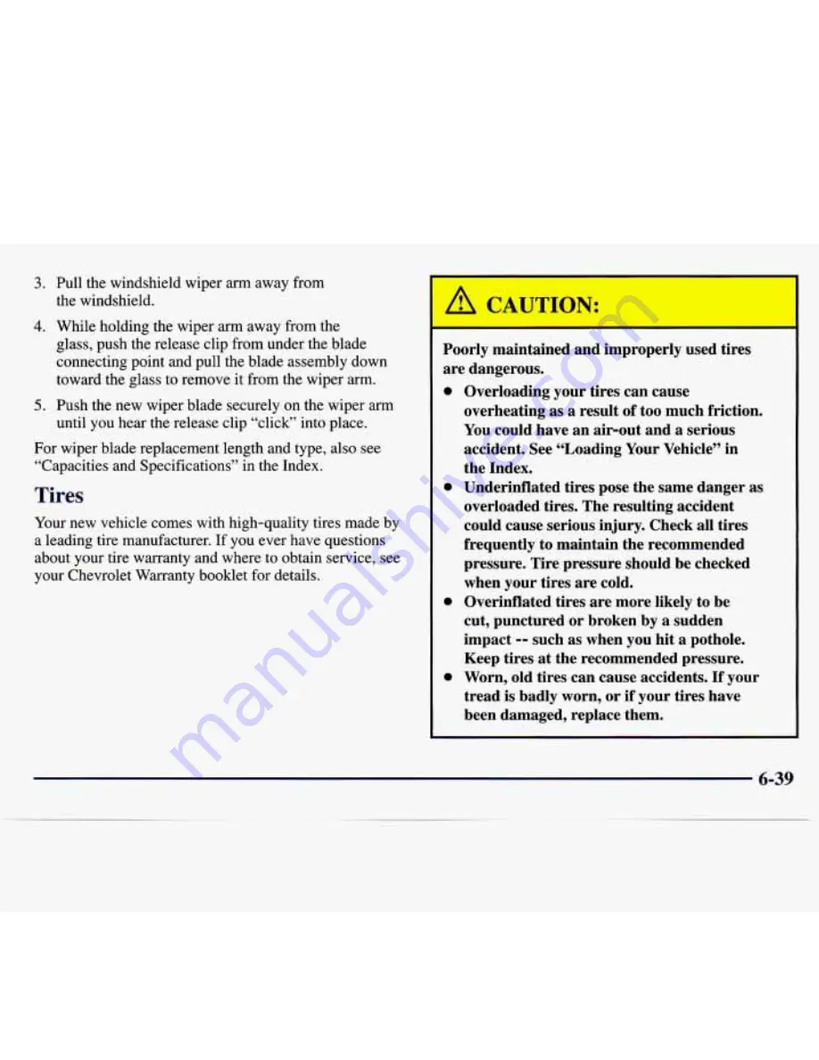 Chevrolet MONTE CARLO 1998 Manual Download Page 260